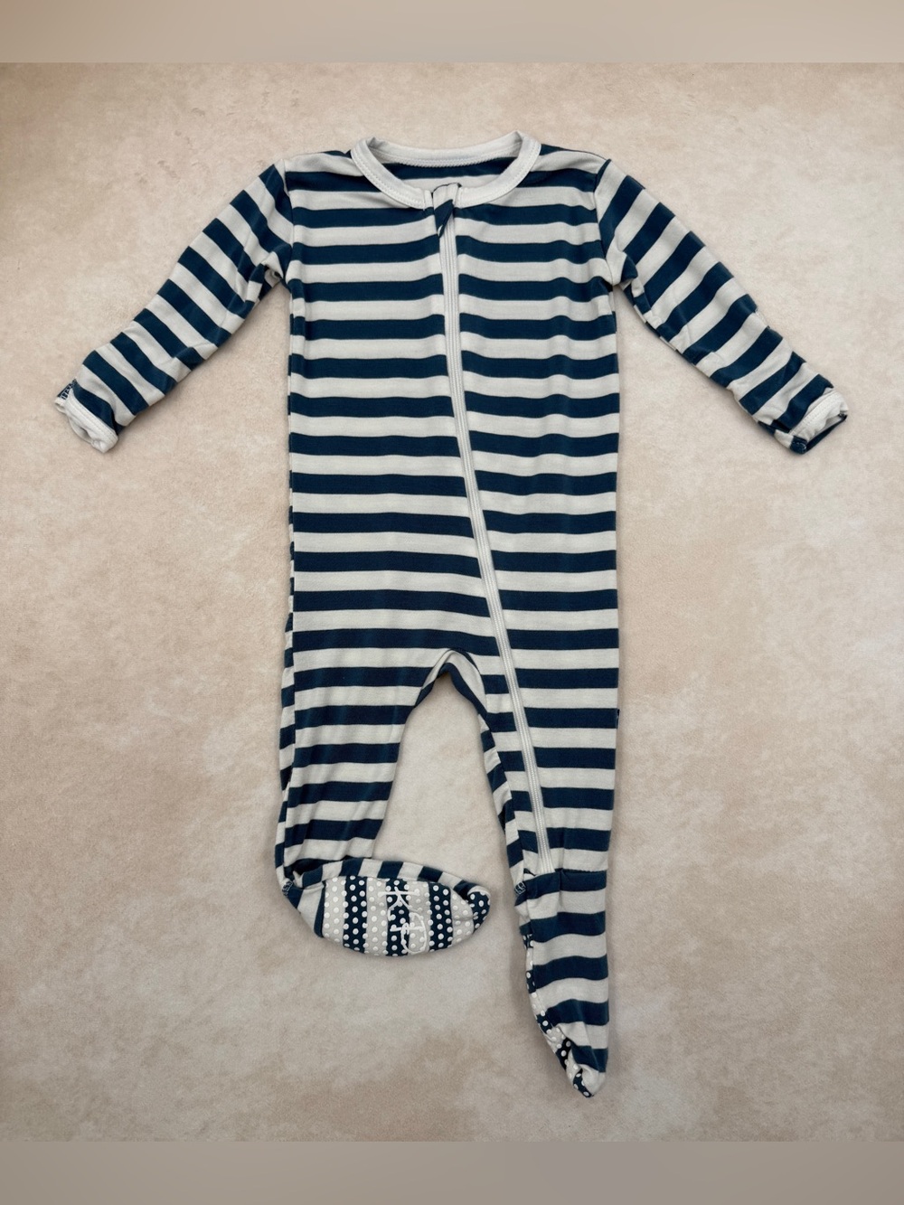 Kickee Pants Striped Footie